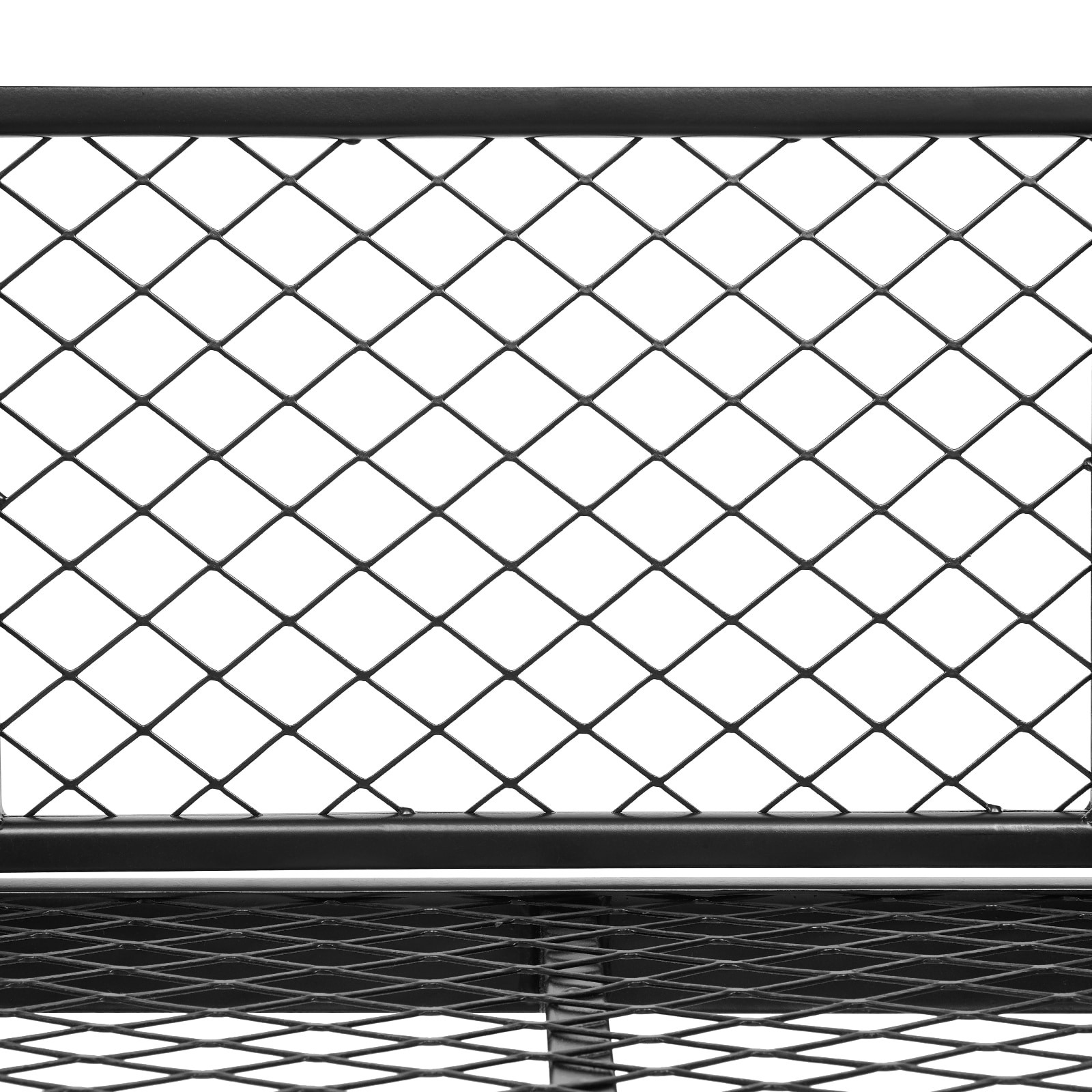 Heavy Duty Steel Garden Cart With Removable Mesh Sides And Handle_voghion.com